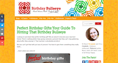 Desktop Screenshot of birthdaybullseye.com